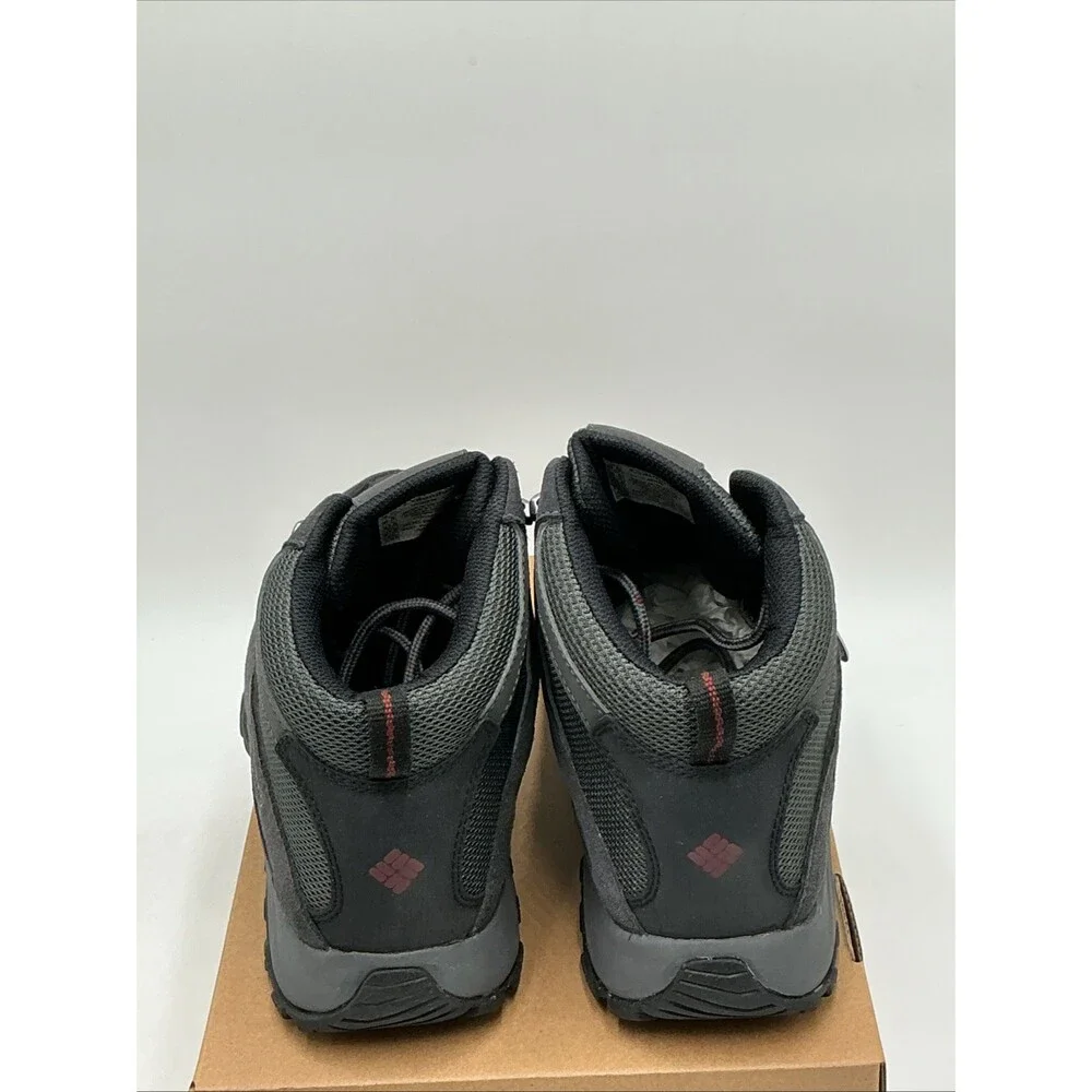 Columbia Crestwood Mid Men's US 9.5 Dark Gray Waterproof Hiking Boots Eby4500